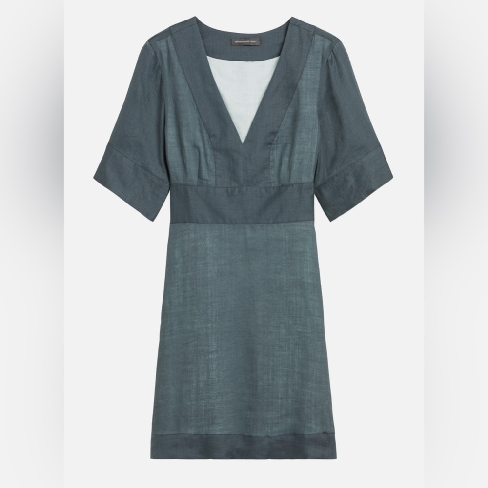 Banana Republic Ramie Mini Dress - gorgeous on!